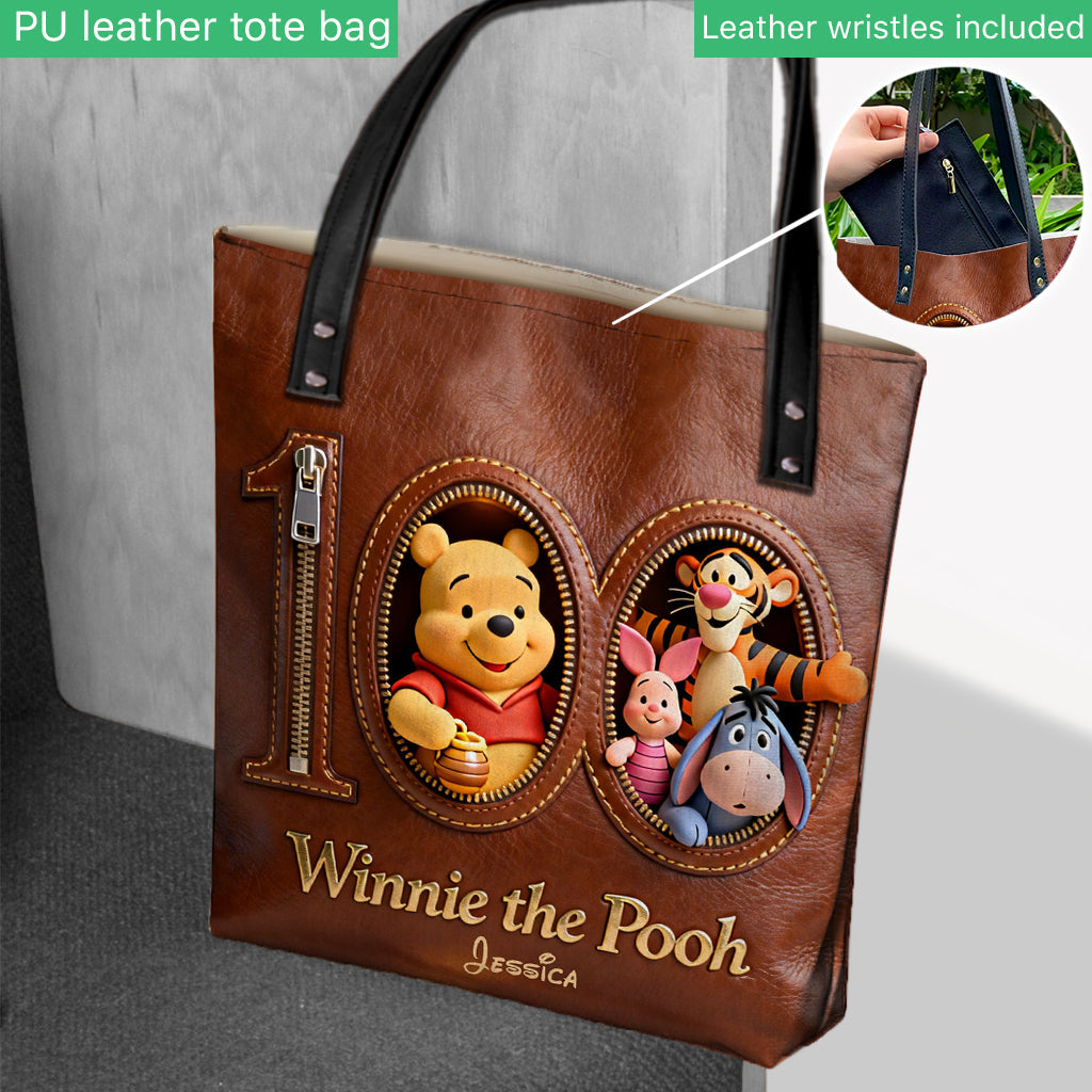 Honey Bear 100th Anniversary - Personalized Yellow Bear Tote Bag