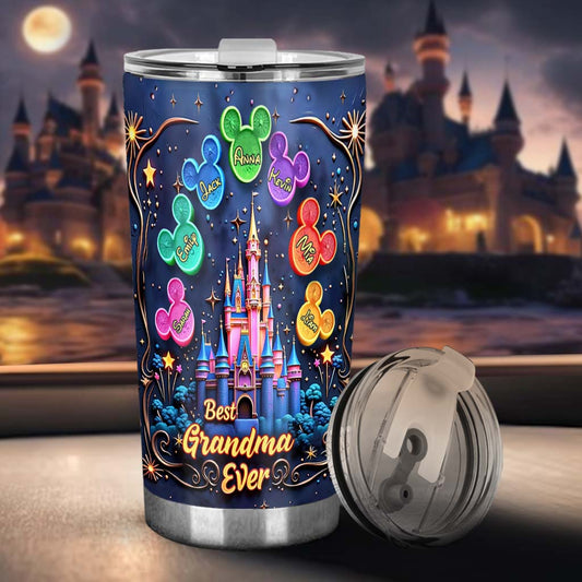 Best Grandma/ Mom Ever - Personalized Mouse Tumbler