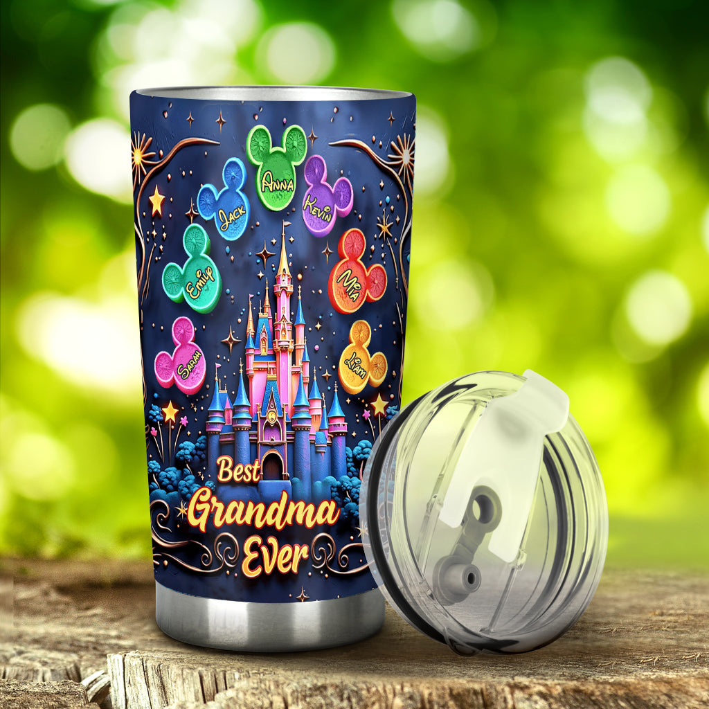 Best Grandma/ Mom Ever - Personalized Mouse Tumbler