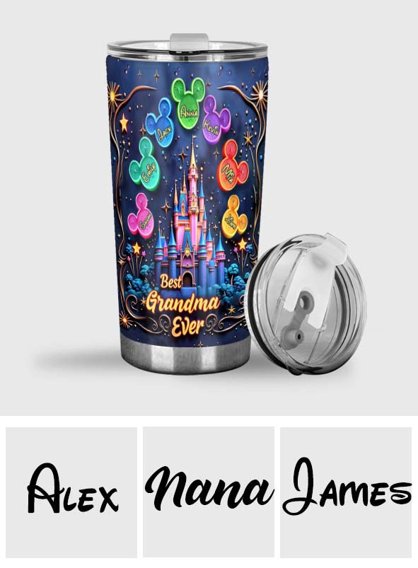 Best Grandma/ Mom Ever - Personalized Mouse Tumbler