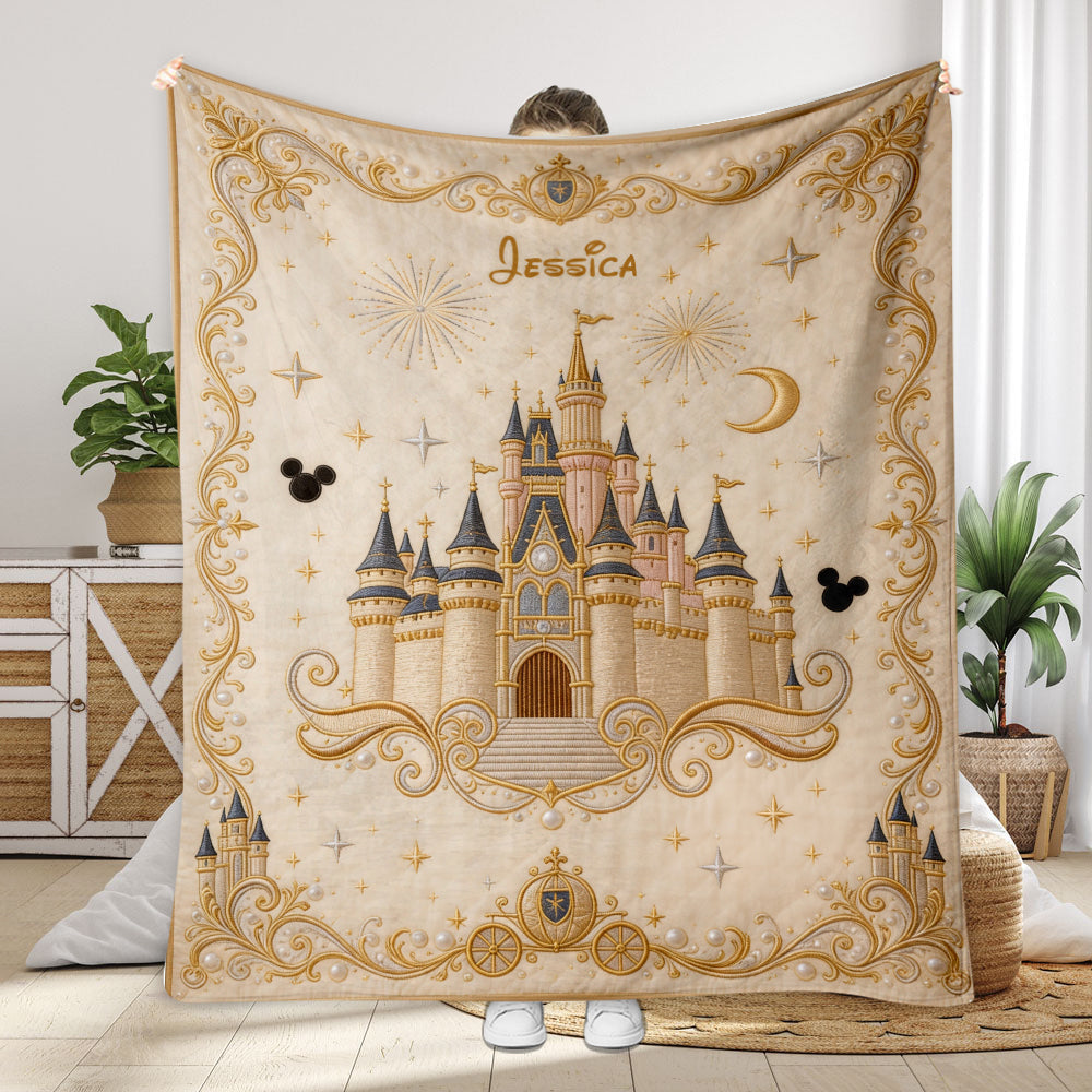 Magical Castle - Personalized Dream Trip Blanket