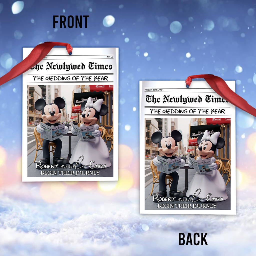 The Wedding Of The Year - Personalized Mouse Ornament