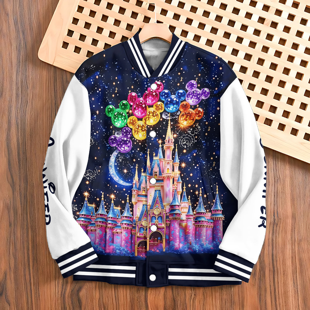 The Magical Castle - Personalized Mouse Varsity Jacket