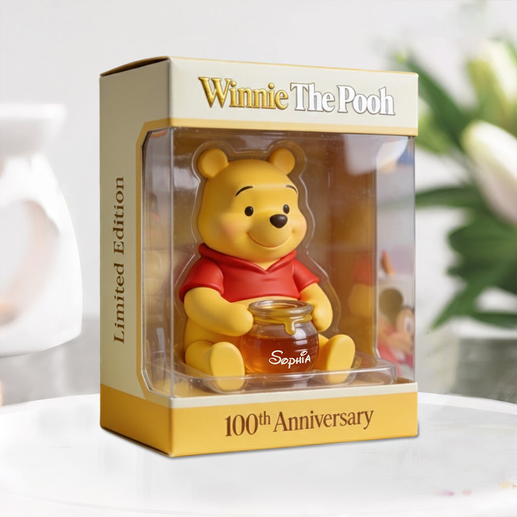 Honey Bear 100th Anniversary - Personalized Yellow Bear Custom Shaped Acrylic Plaque
