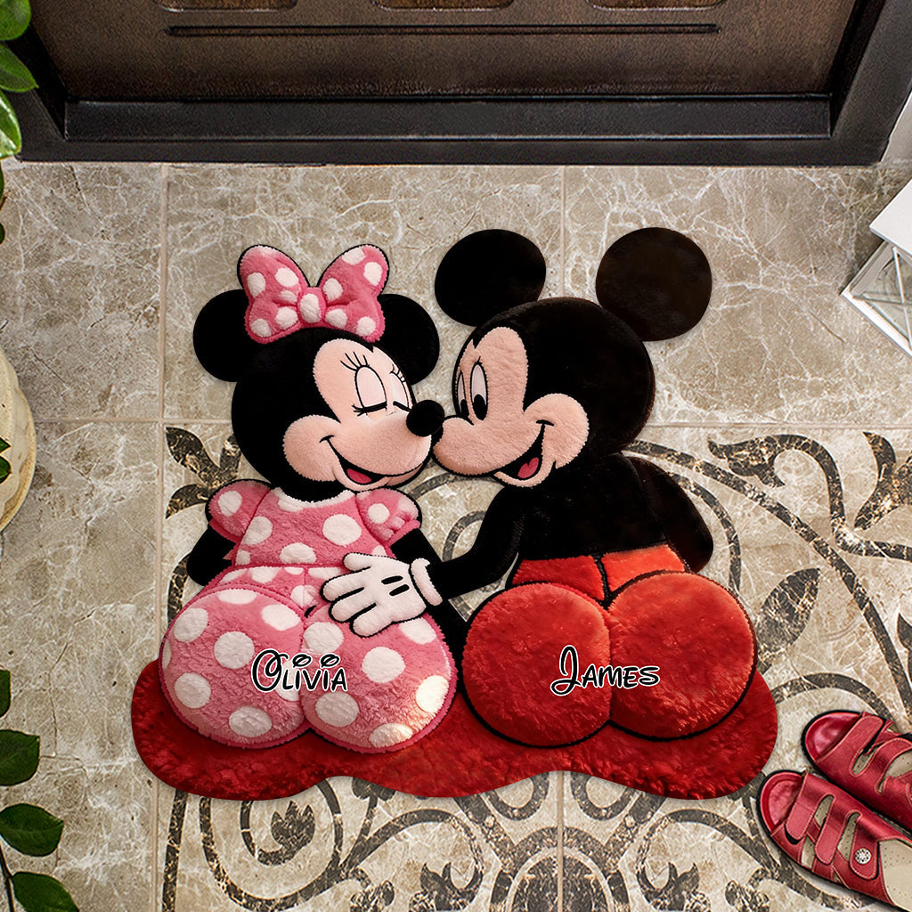 Magical Cartoon Mouse - Personalized Mouse Shaped Doormat/ Rug