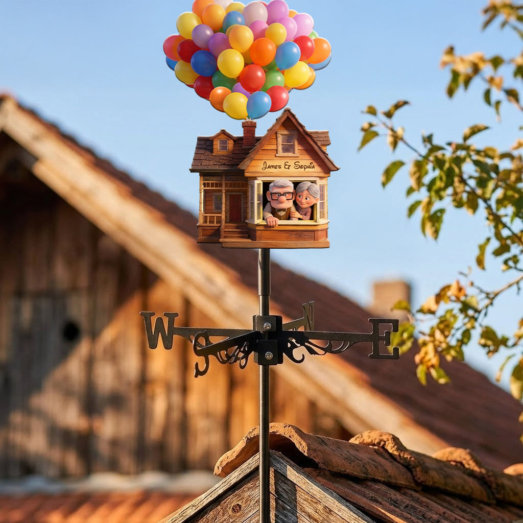 You Are My Greatest Adventure - Personalized Up Movie Couple Weather Vane