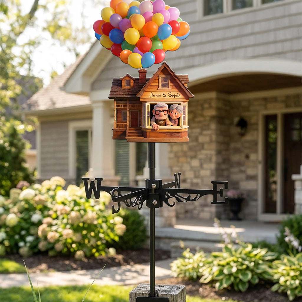 You Are My Greatest Adventure - Personalized Up Movie Couple Weather Vane