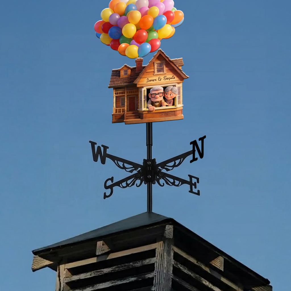 You Are My Greatest Adventure - Personalized Up Movie Couple Weather Vane