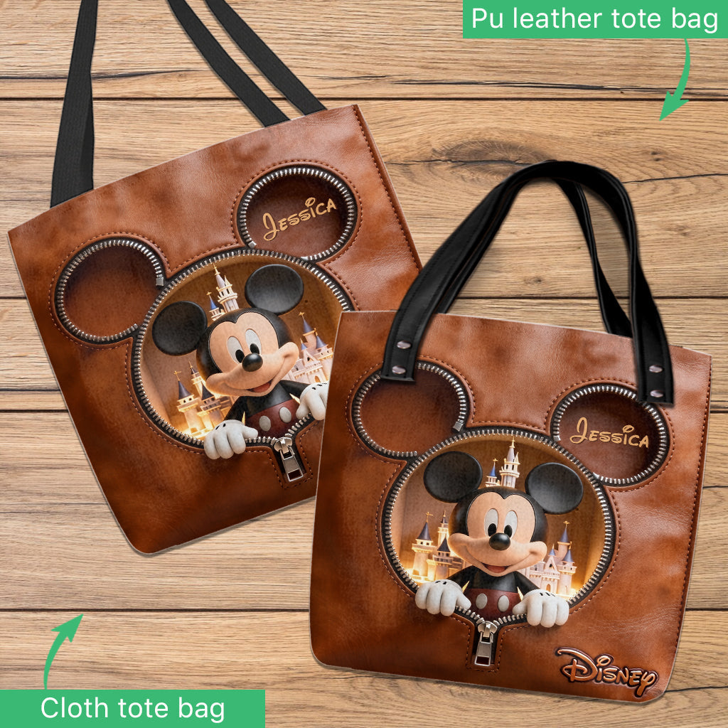 The Magical Castle - Personalized Mouse Tote Bag