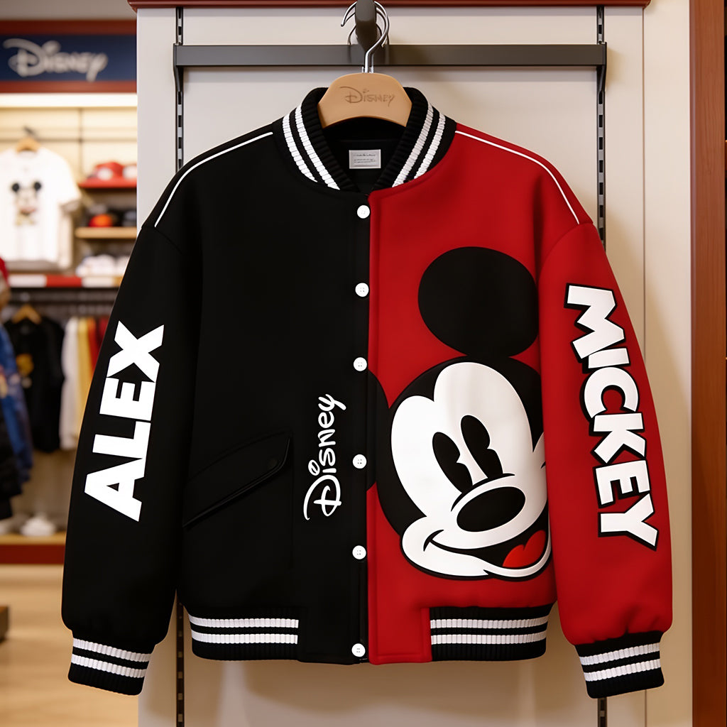 Big Ears Friend - Personalized Mouse Varsity Jacket