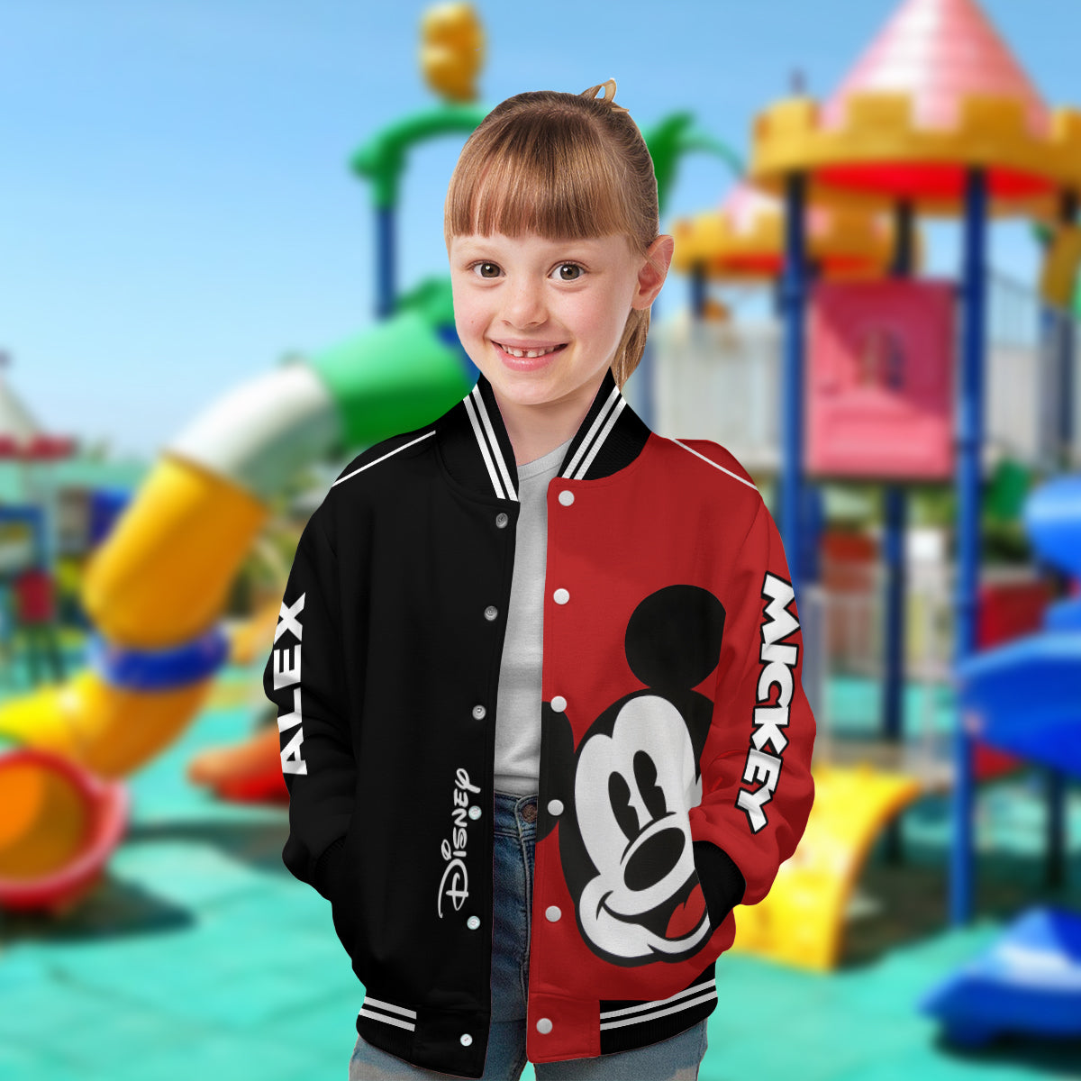 Big Ears Friend - Personalized Mouse Varsity Jacket