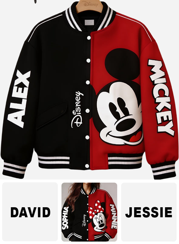 Big Ears Friend - Personalized Mouse Varsity Jacket