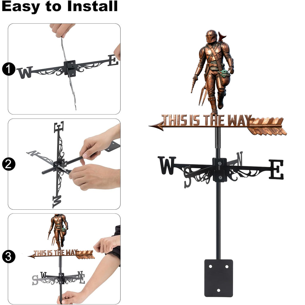 This Is The Way - The Force Weather Vane