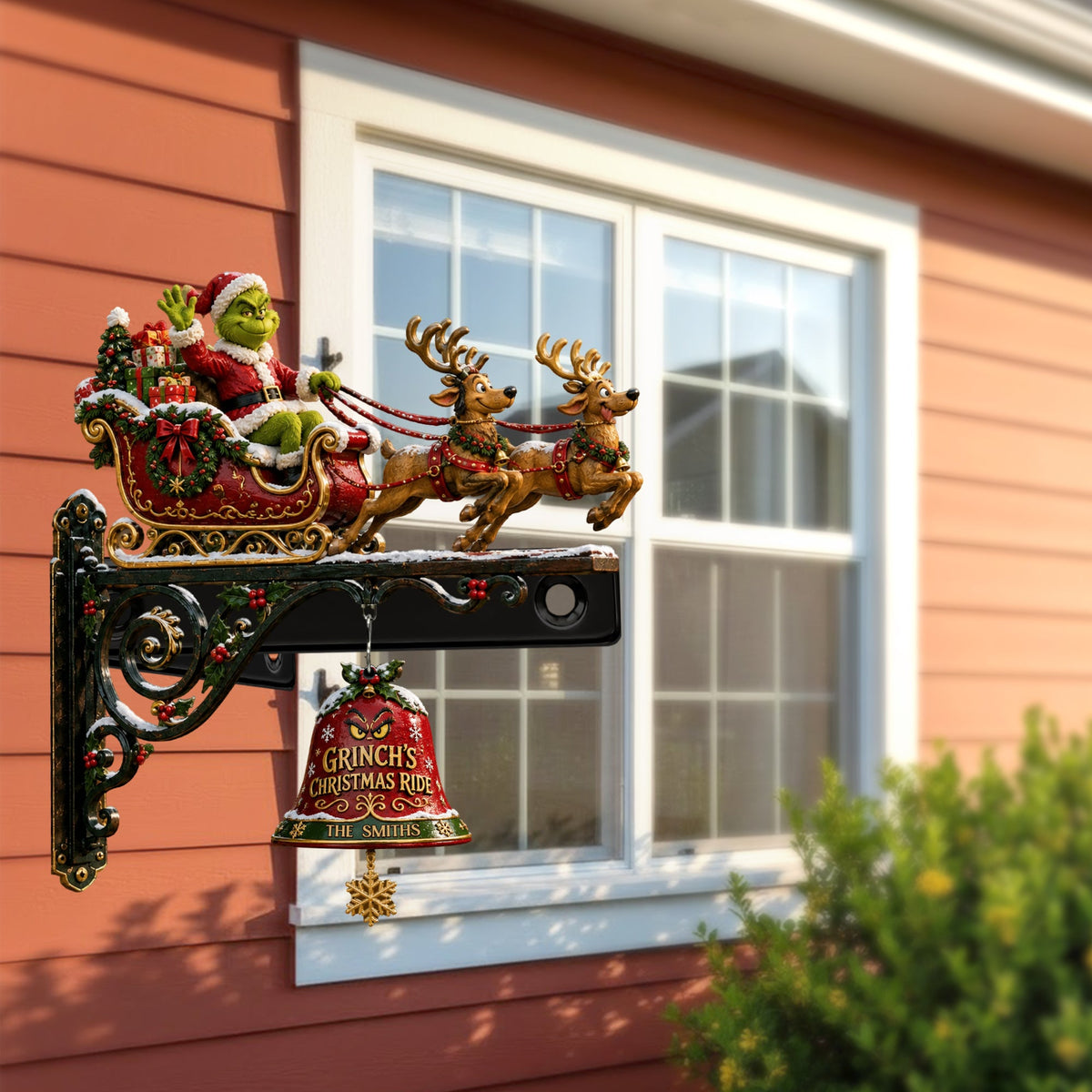 Merry Christmas - Personalized Stole Christmas Wooden Wall Mount Sign