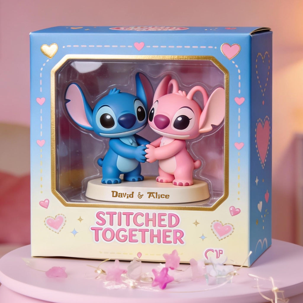 Stitched Together - Personalized Ohana Custom Shaped Acrylic Plaque