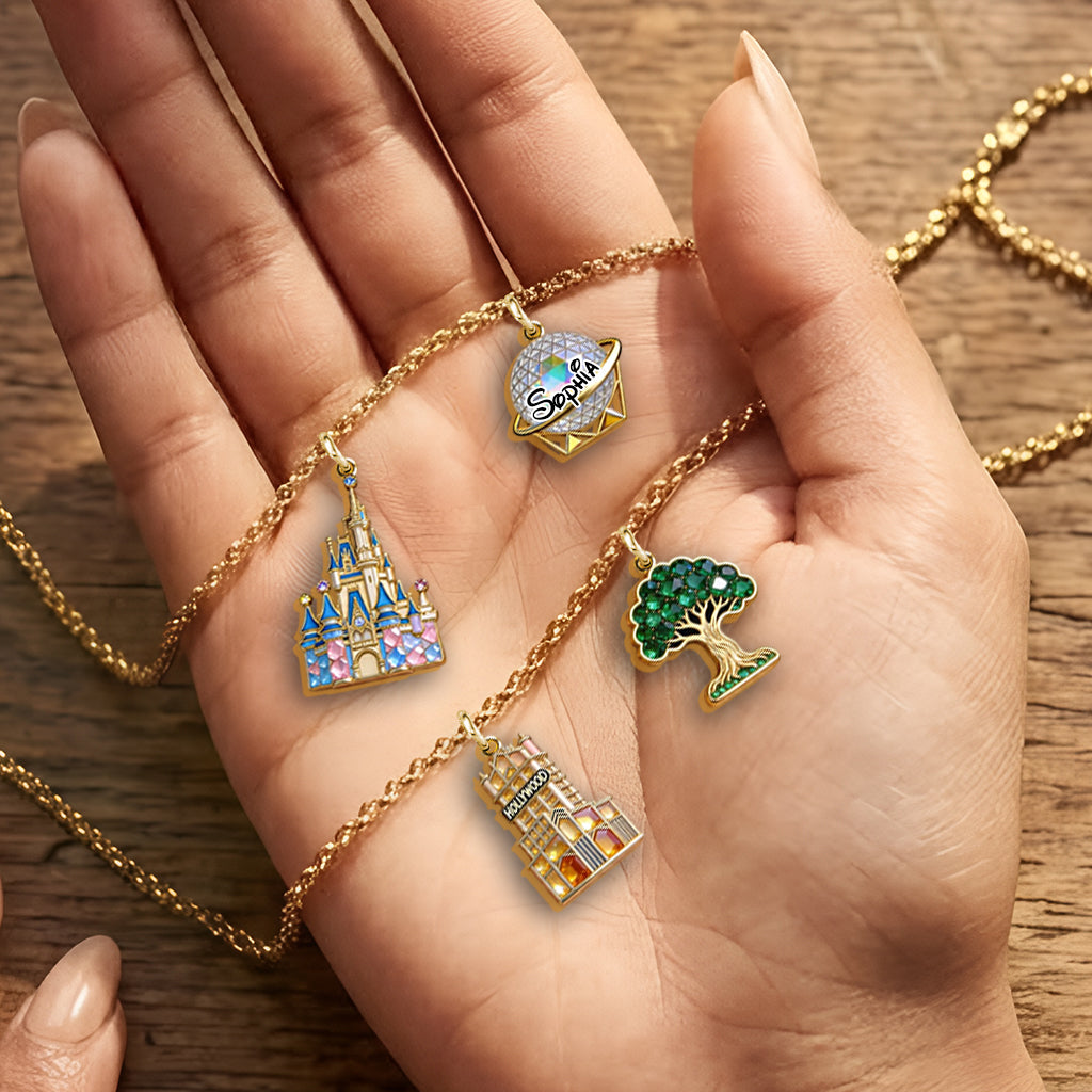 Magical World - Personalized Dream Trip Metal Necklaces With Pendants