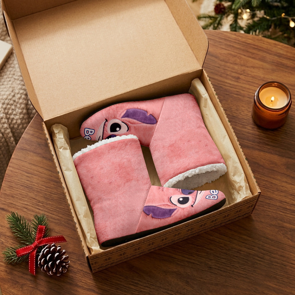 Ohana - Personalized Ohana Faux Fur Boot Slippers