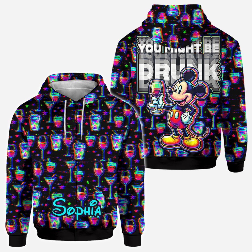 You Might Be Drunk - Personalized Mouse All Over Shirt