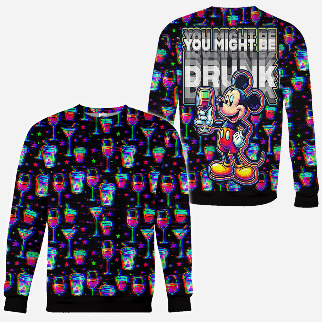 You Might Be Drunk - Personalized Mouse All Over Shirt