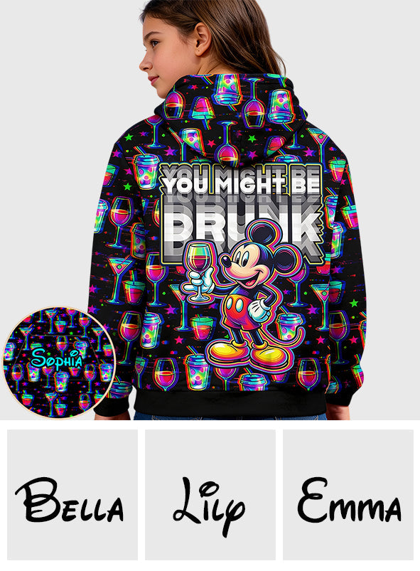 You Might Be Drunk - Personalized Mouse All Over Shirt