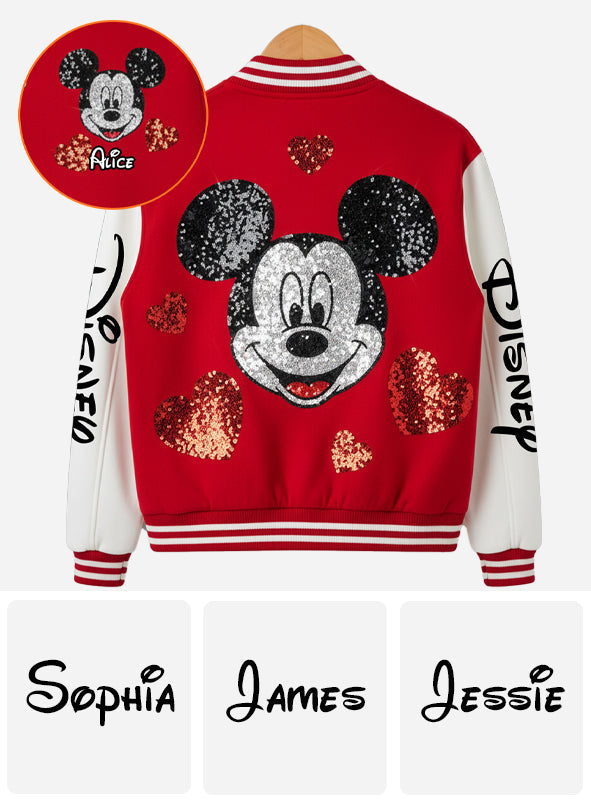 Magic Mouse - Personalized Mouse Varsity Jacket