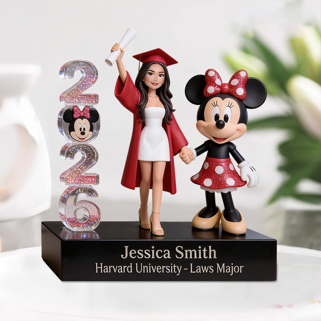 I Did It With You - Personalized Graduation Custom Shaped Acrylic Plaque