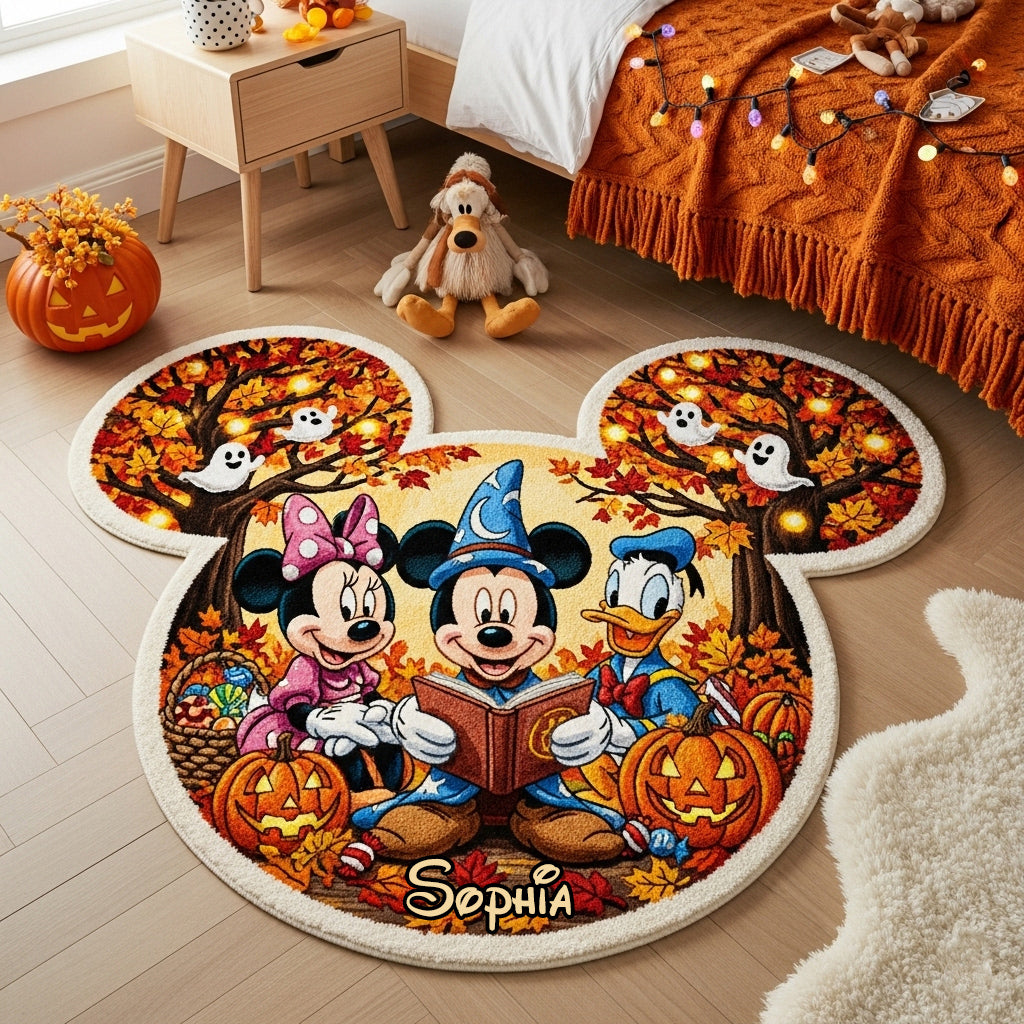 Til The Season - Personalized Mouse Shaped Doormat/ Rug