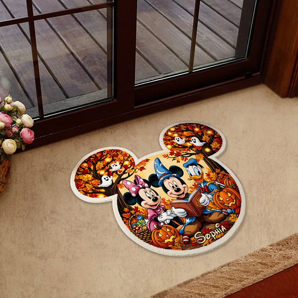 Til The Season - Personalized Mouse Shaped Doormat/ Rug