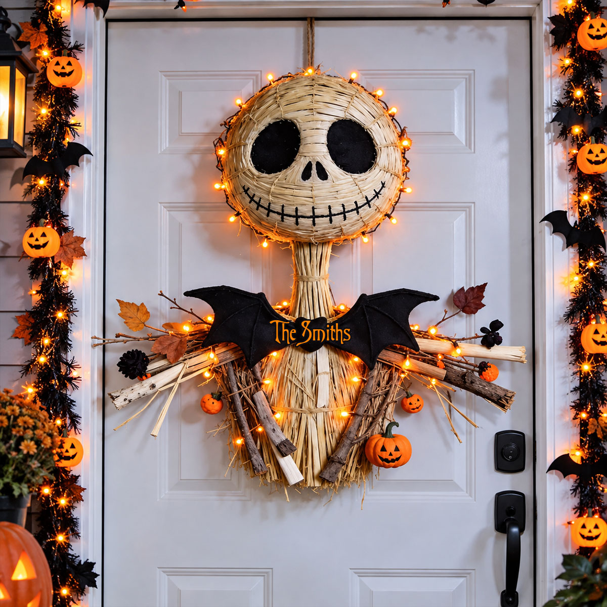 Spooky Skeleton - Personalized Nightmare LED Light Acrylic Sign