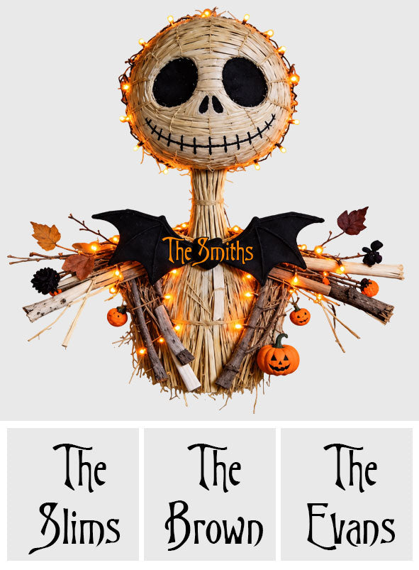 Spooky Skeleton - Personalized Nightmare LED Light Acrylic Sign