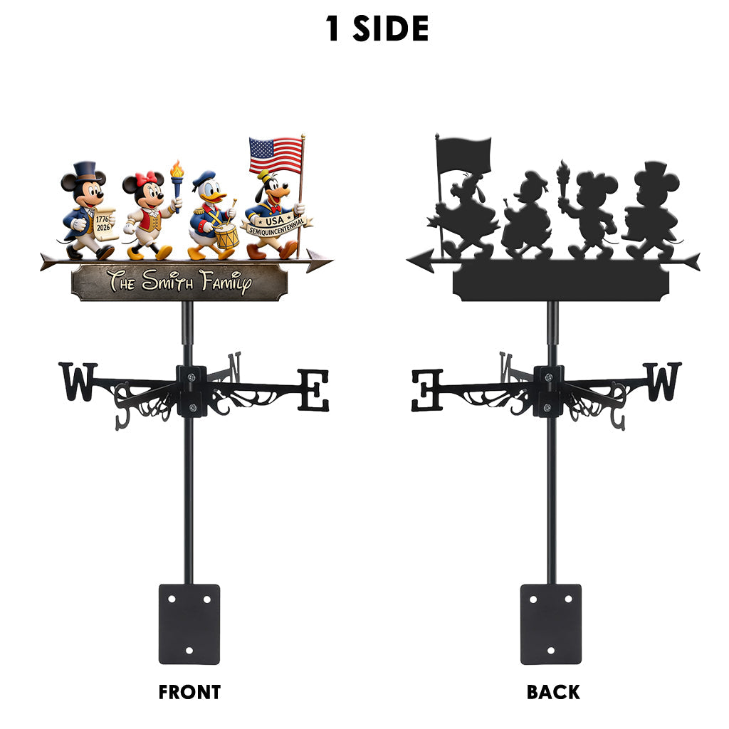 250th Anniversary - Personalized Mouse Weather Vane