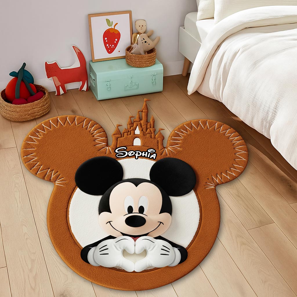 Magical Moments - Personalized Mouse Shaped Doormat/ Rug
