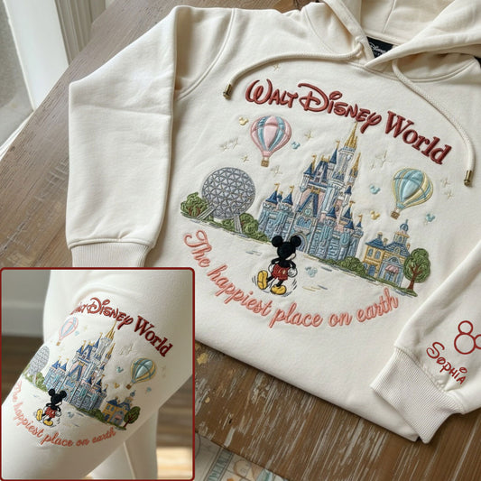 The Happiest Place - Personalized Mouse Hoodie and Leggings