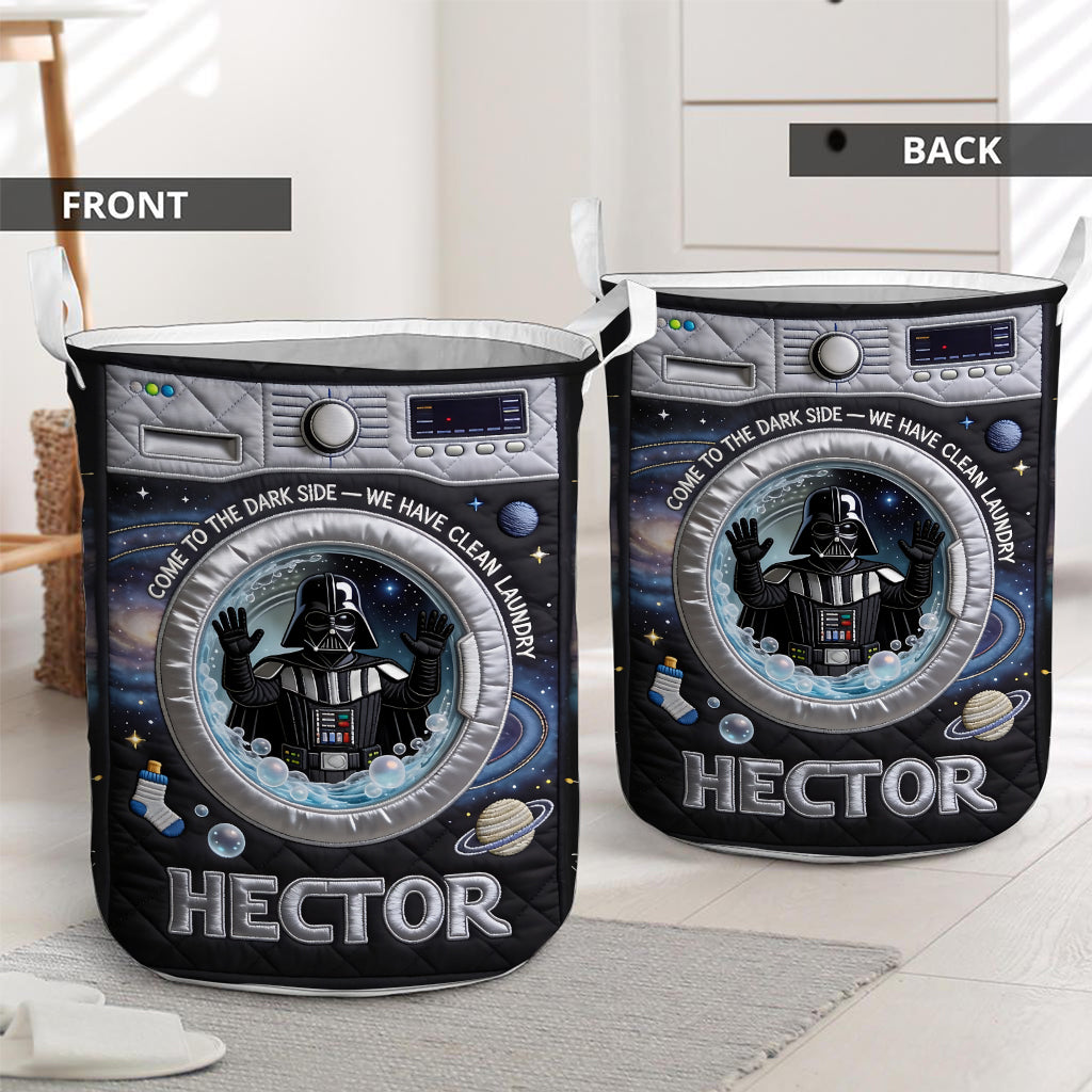 Come To The Dark Side, We Have Clean Laundry - Personalized The Force Storage Basket