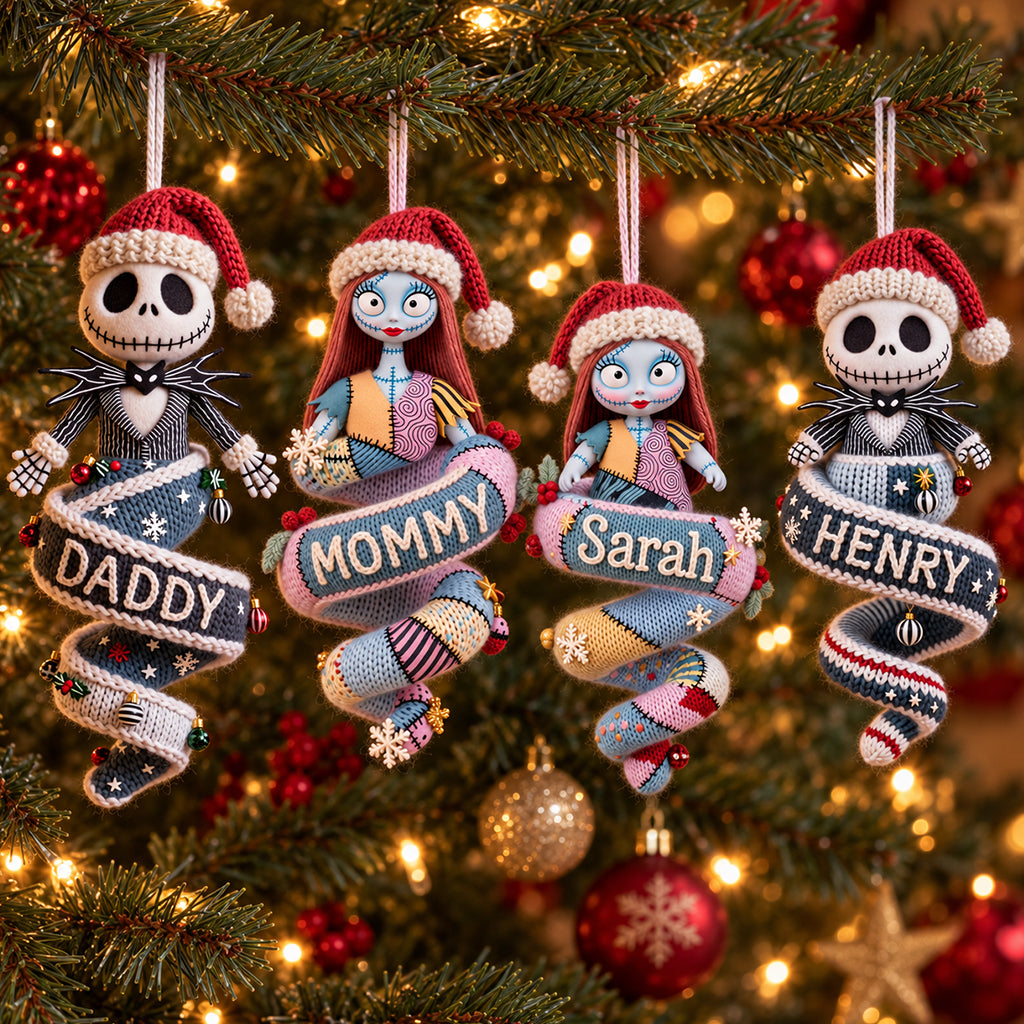 Dark Christmas - Personalized Nightmare Plush Ornament
