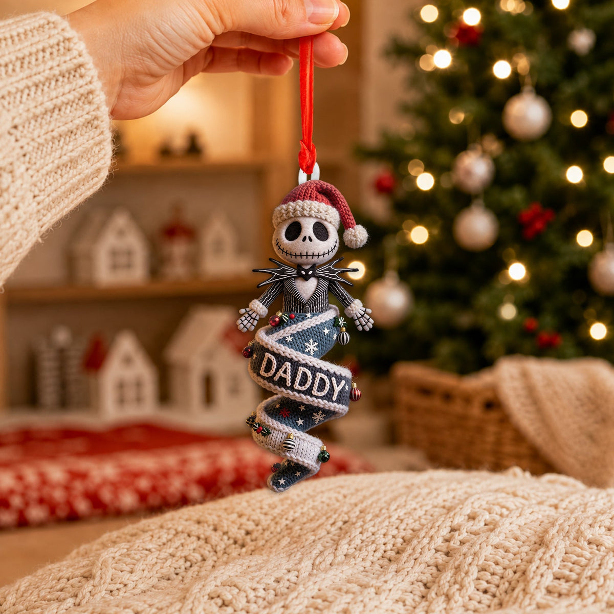 Dark Christmas - Personalized Nightmare Plush Ornament