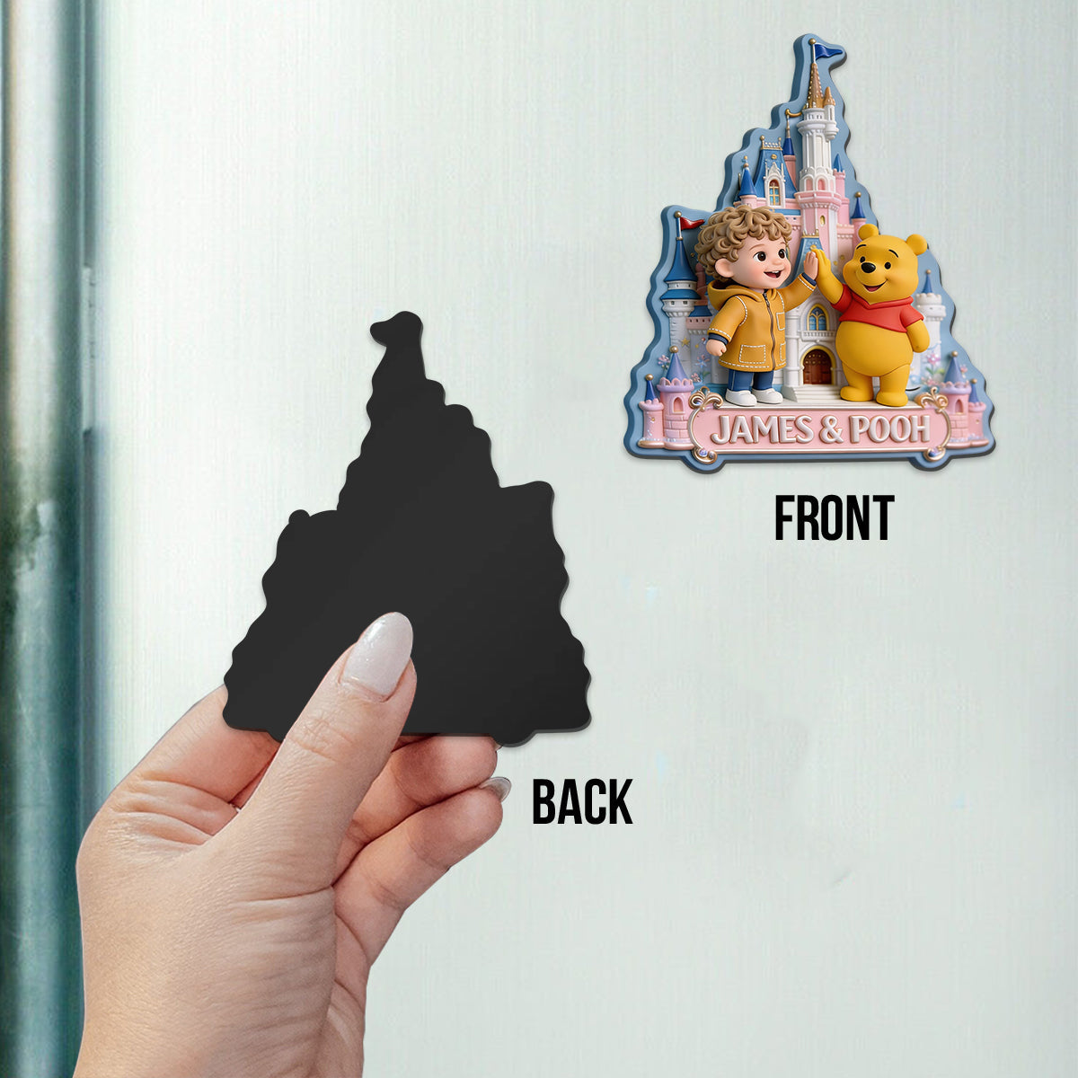 Any Photo Magical Friends - Personalized Mouse Magnet