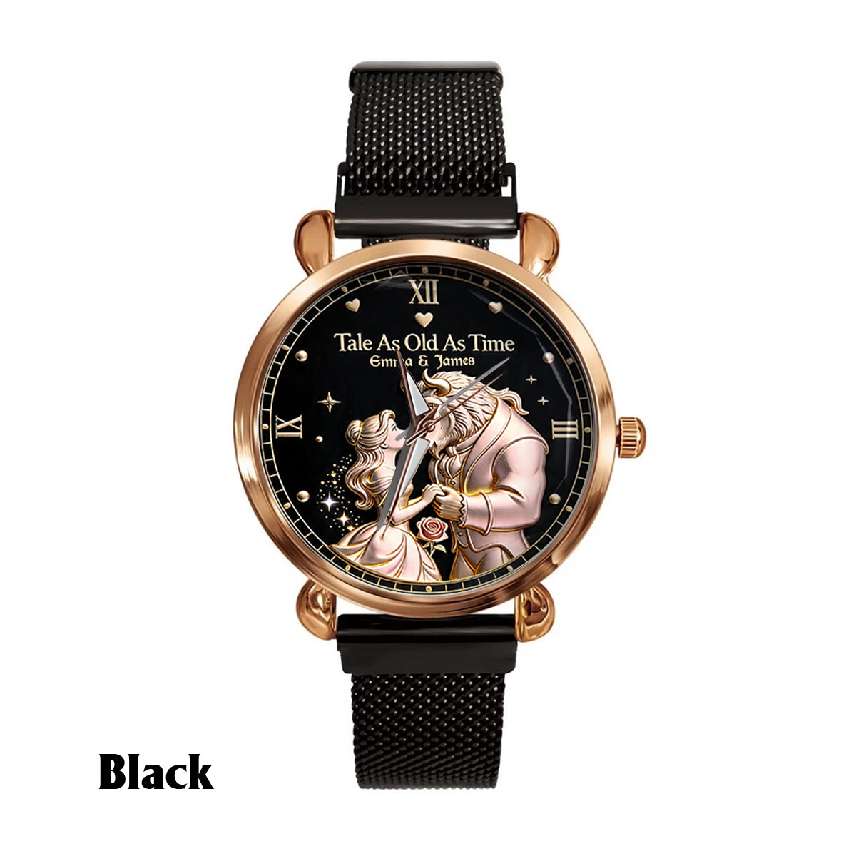 Tale As Old As Time - Personalized Beauty And The Beast Women Hand Watch