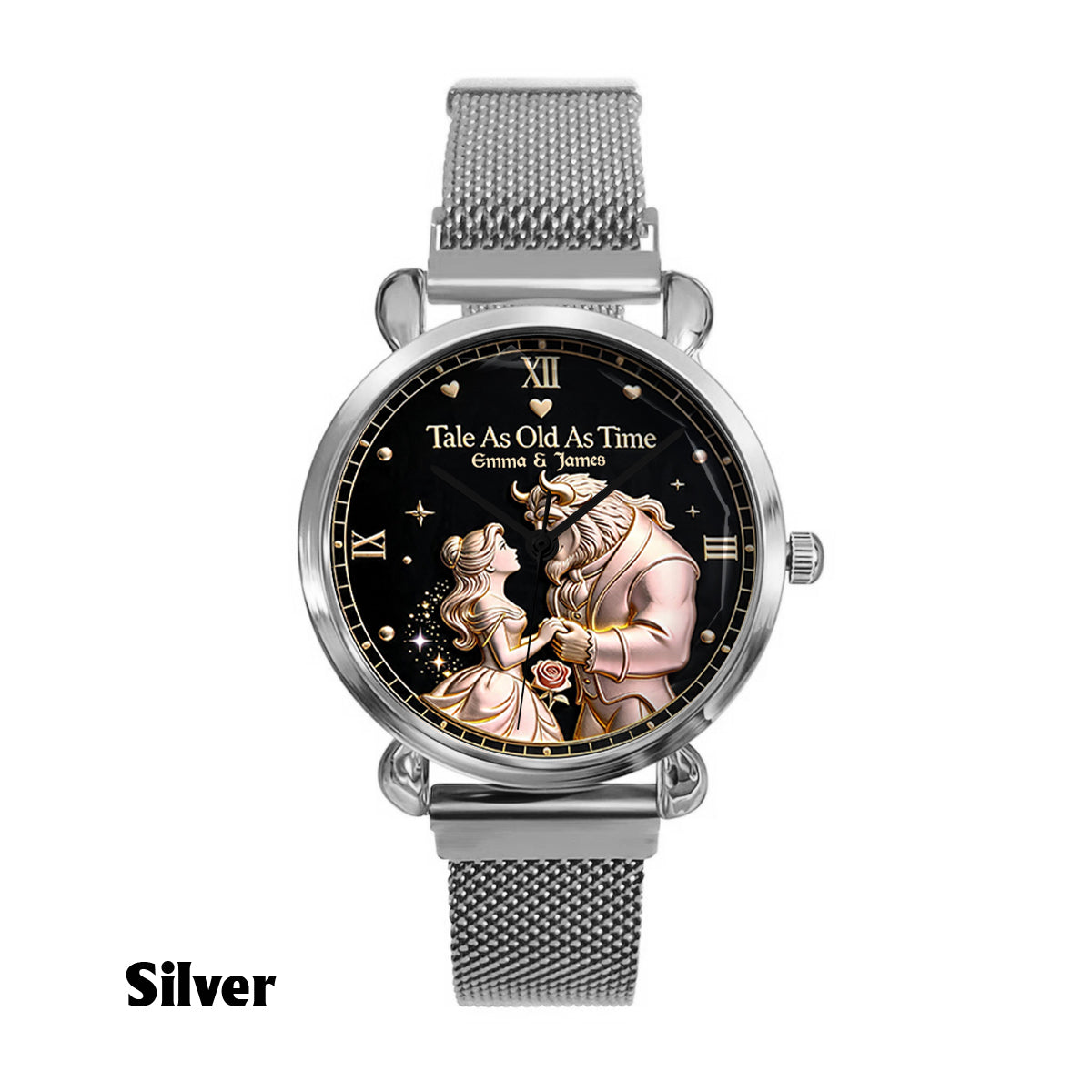 Tale As Old As Time - Personalized Beauty And The Beast Women Hand Watch