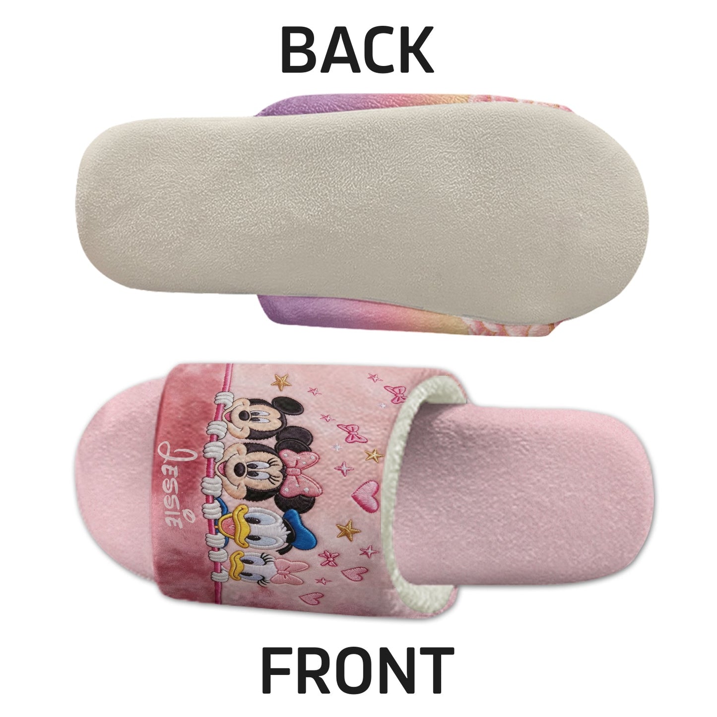Love Magic - Personalized Dream Trip Open-Toe Slippers
