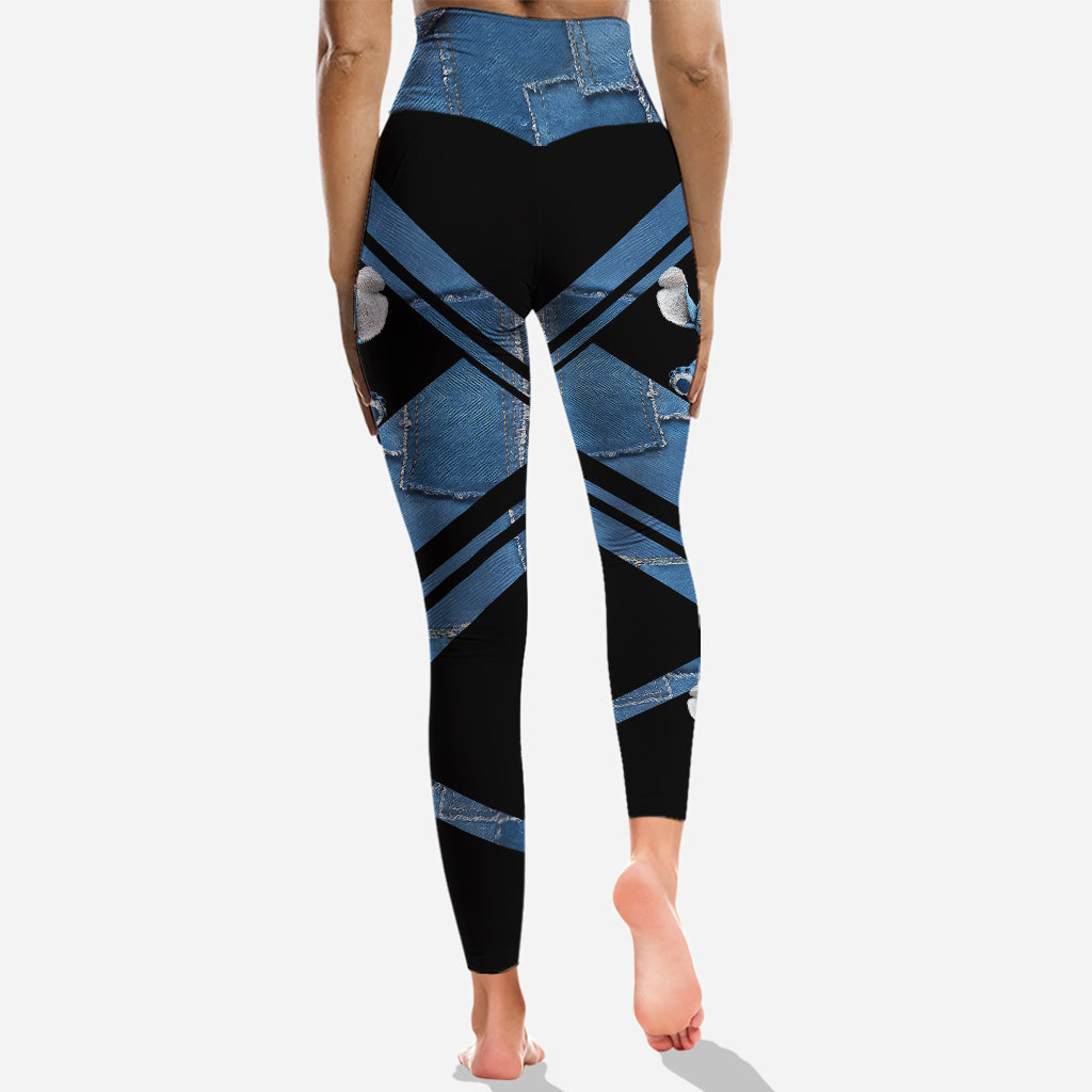 Ohana Means Family - Personalized Ohana Hoodie and Leggings