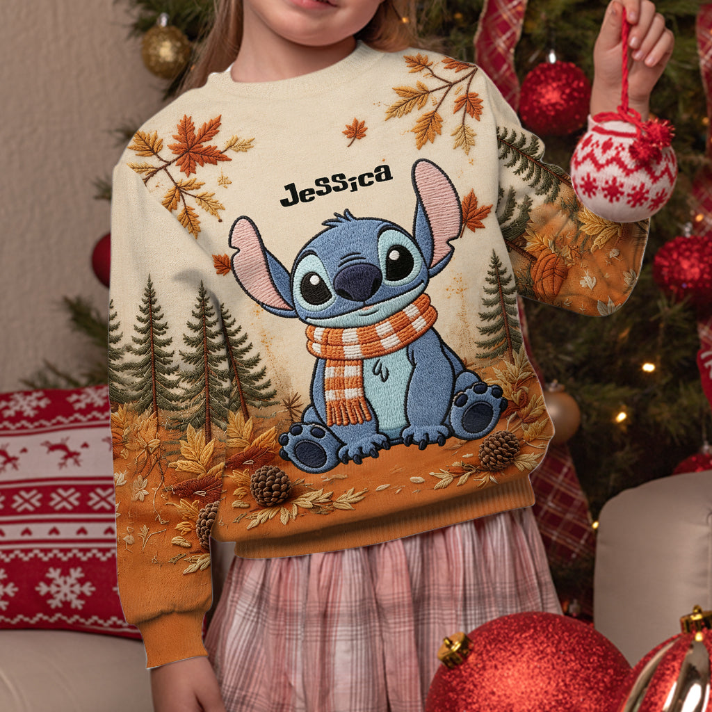 Fall Vibes - Personalized Ohana Ugly Sweater