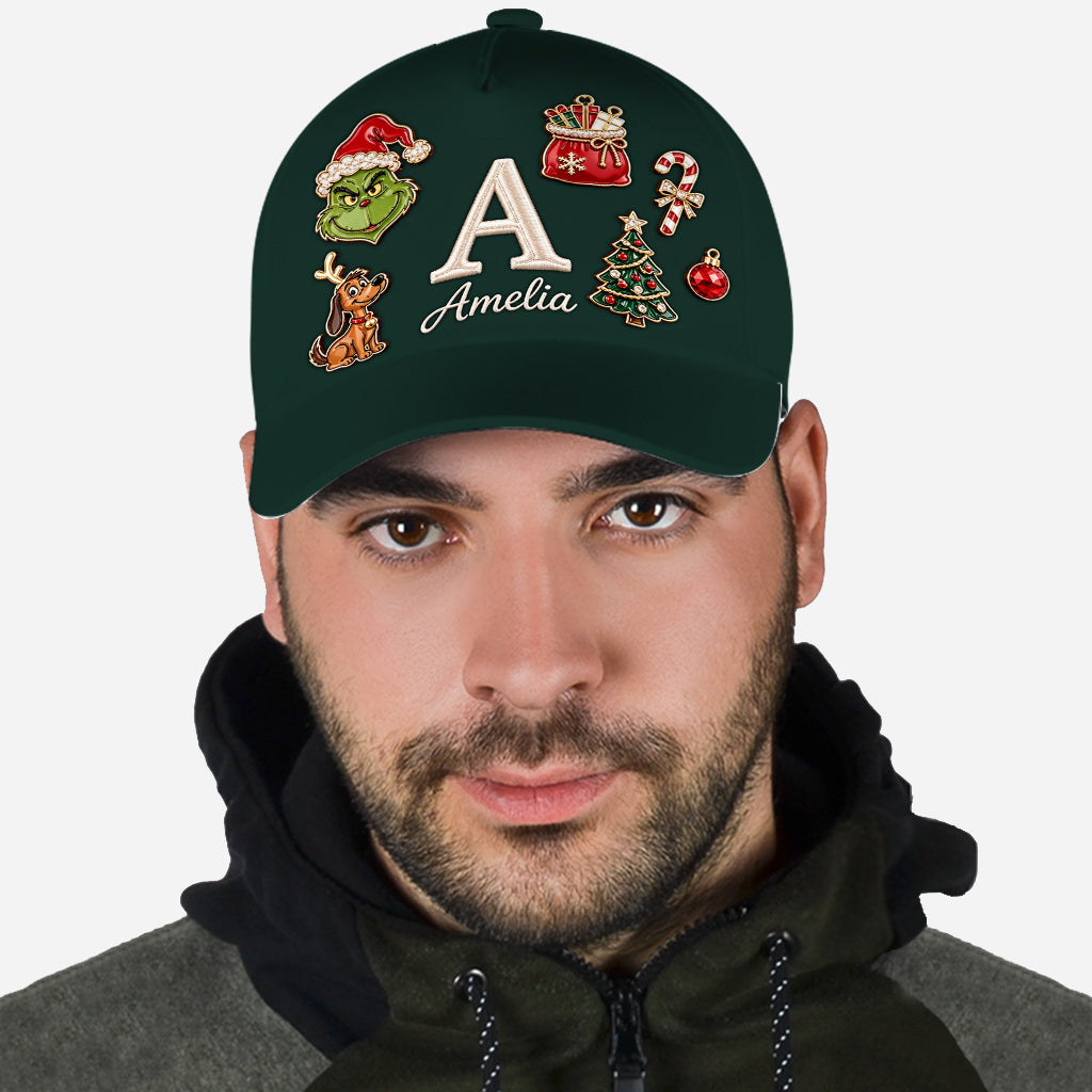 Naughty - Personalized Stole Christmas Classic Cap