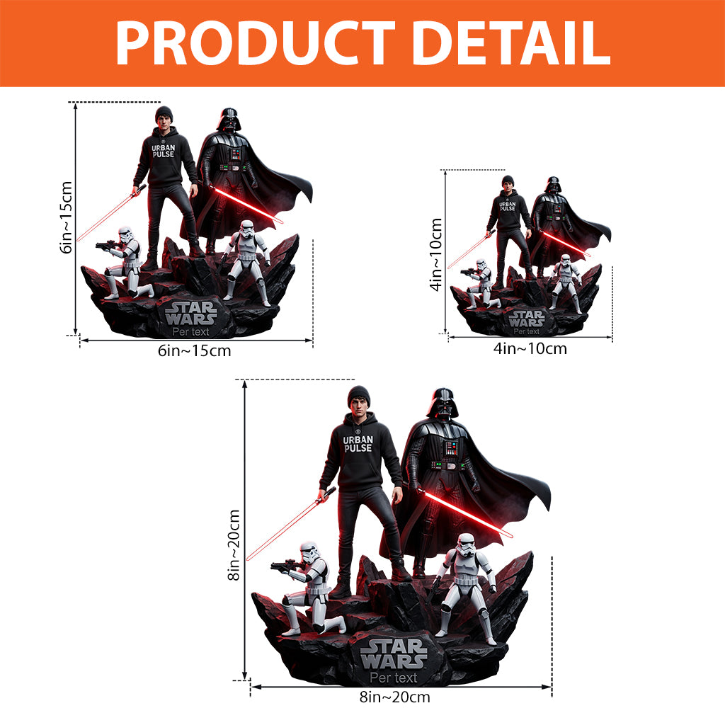 The Power Of The Dark - Personalized The Force Custom Shaped Acrylic Plaque