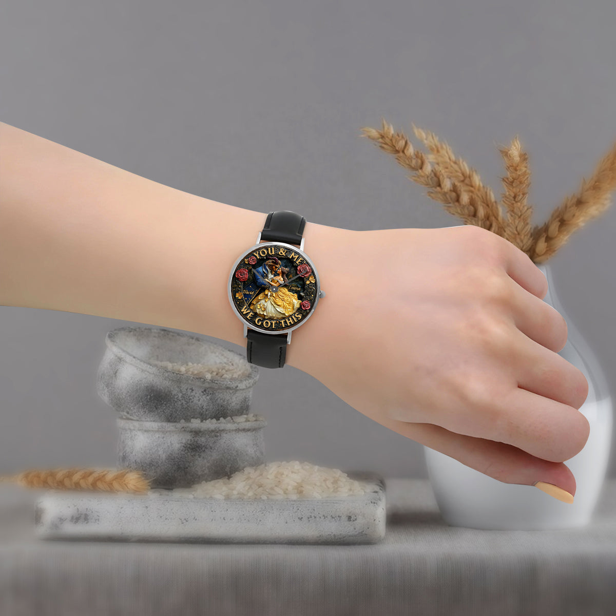 You & Me We Got This - Personalized Couple Hand Watch