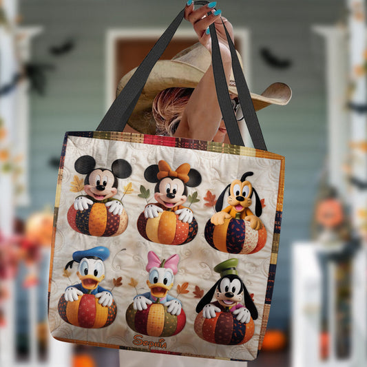 It's The Most Wonderful Time Of The Year - Personalized Mouse Tote Bag