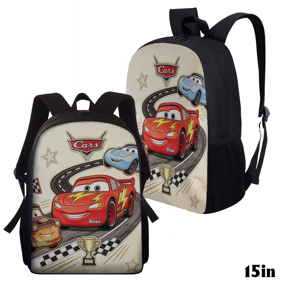 Cars Kid Friends - Personalized Racing Lover Multifunctional Backpack