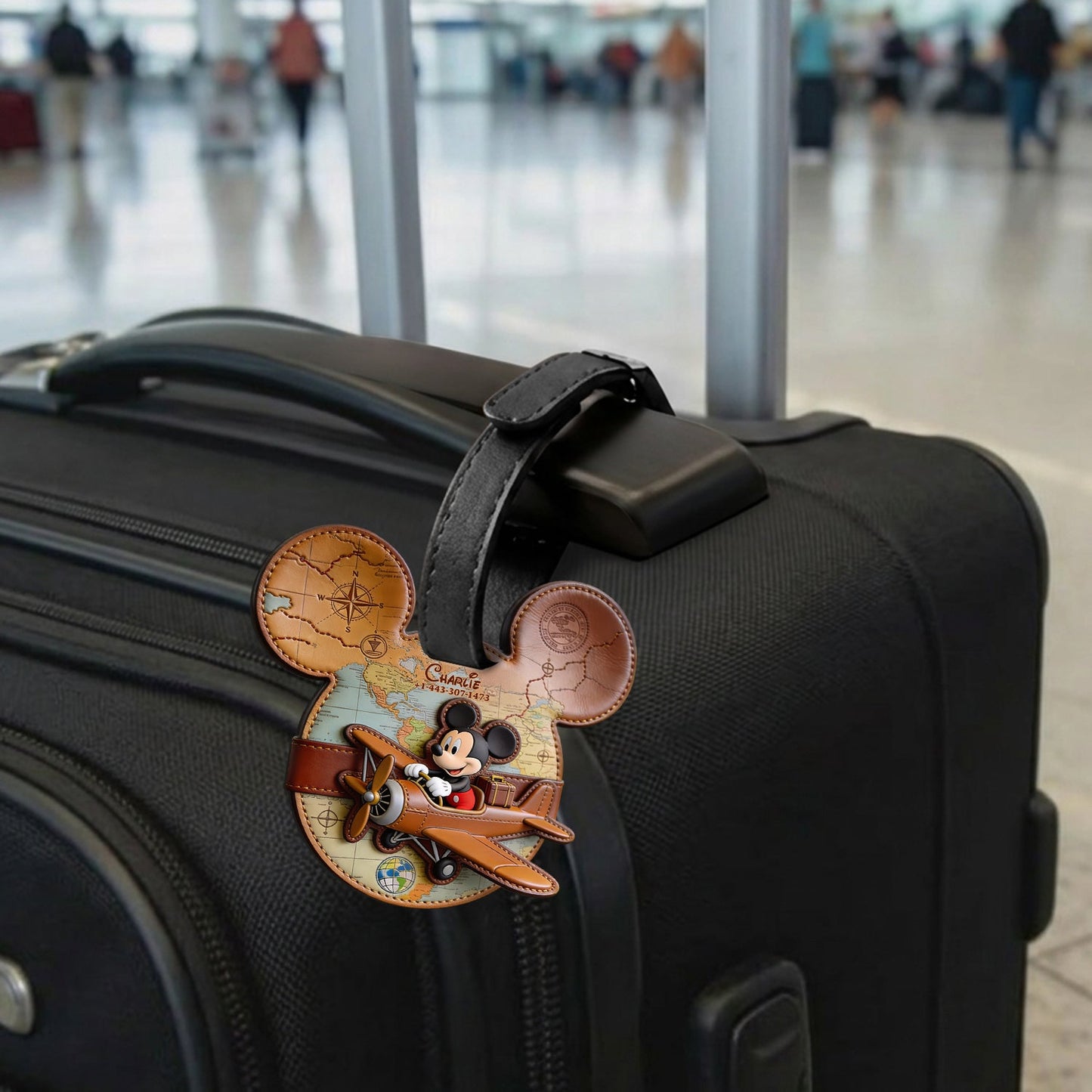 Magical Trip - Personalized Mouse Luggage Tag