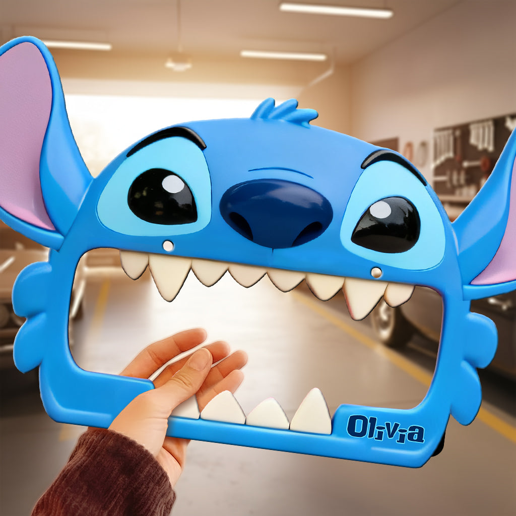 Blue Monster - Personalized Ohana License Plate Frames