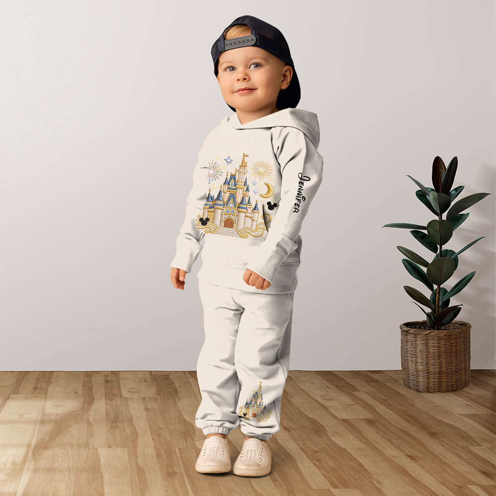 Believe In Magic - Personalized Dream Trip Kid Hoodie & Kid Jogger Sweatpants